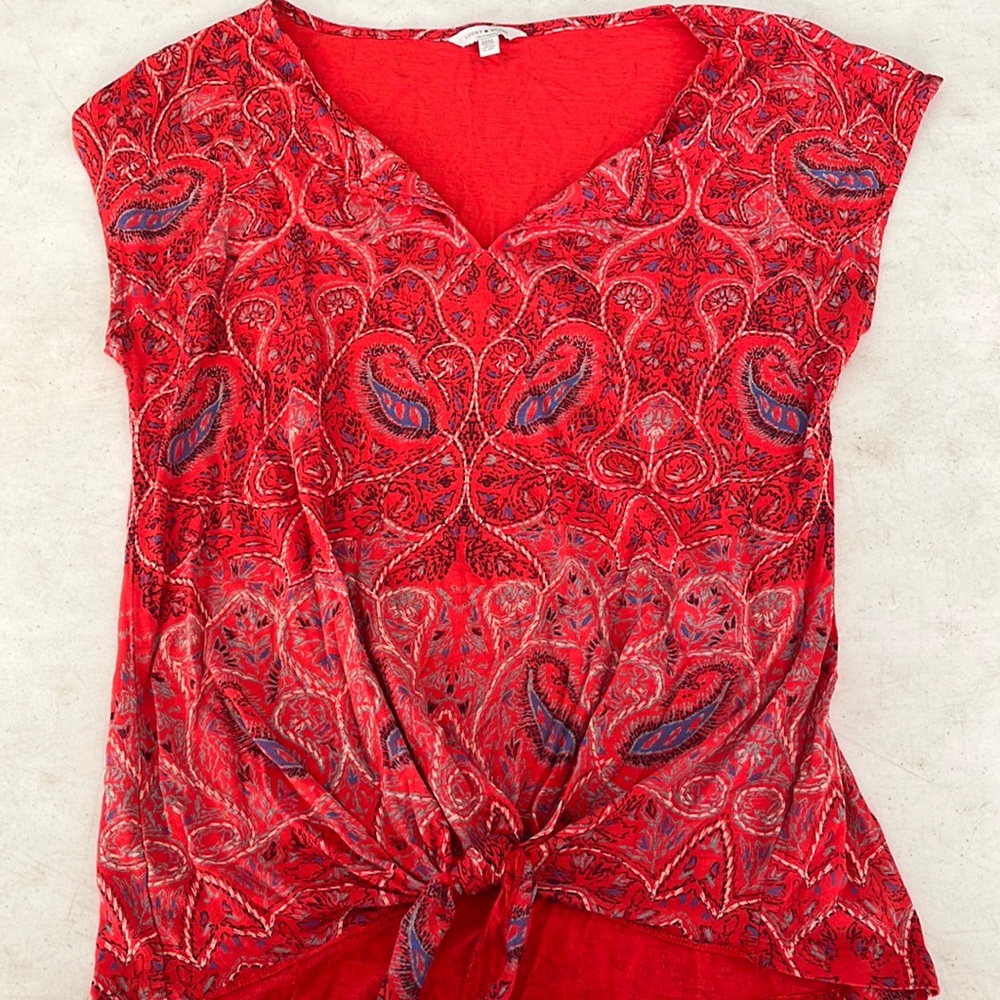 Red Blouse Top